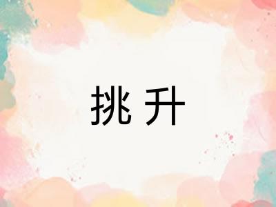 挑升
