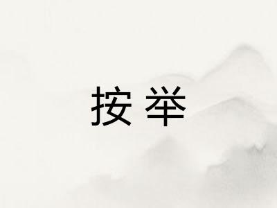 按举