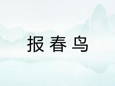 报春鸟