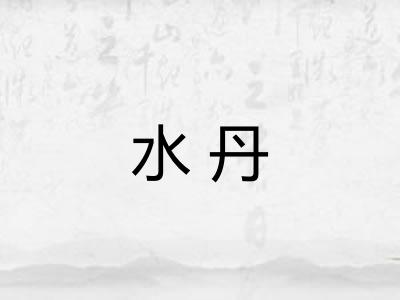 水丹