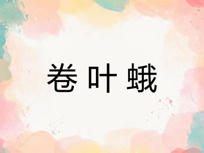 卷叶蛾