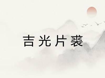 吉光片裘