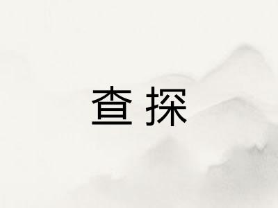 查探