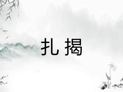 扎揭