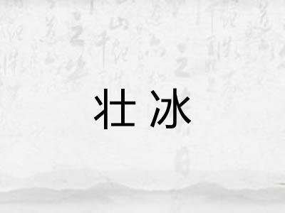 壮冰