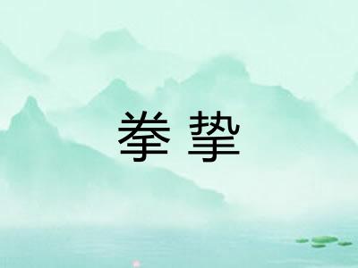 拳挚