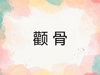 颧骨
