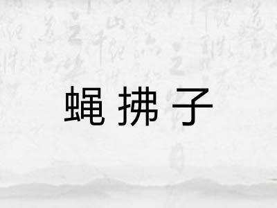 蝇拂子