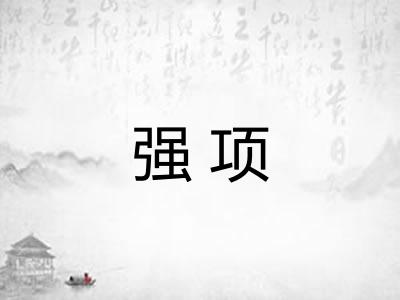 强项