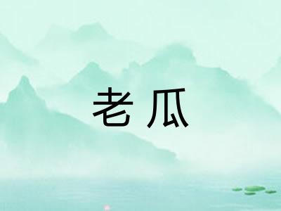 老瓜