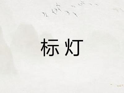标灯