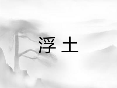 浮土