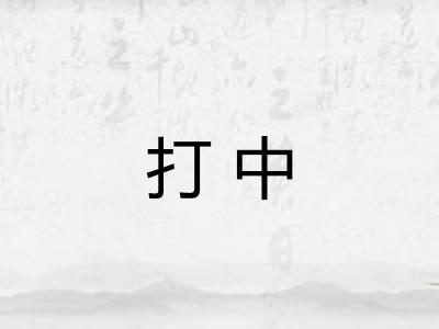 打中