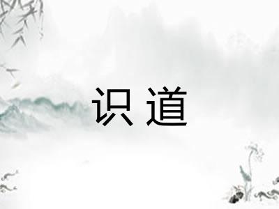 识道