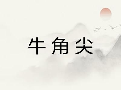 牛角尖