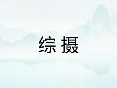 综摄 综摄