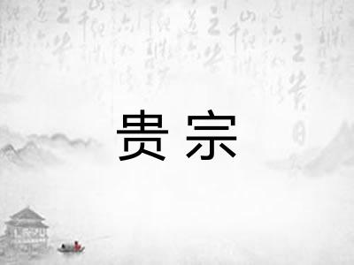 贵宗 贵宗