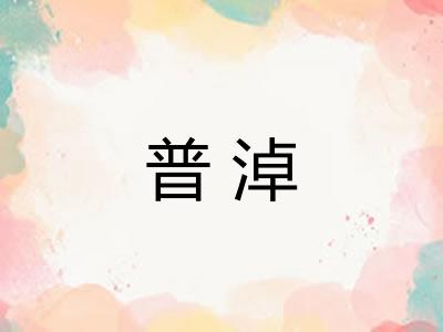 普淖
