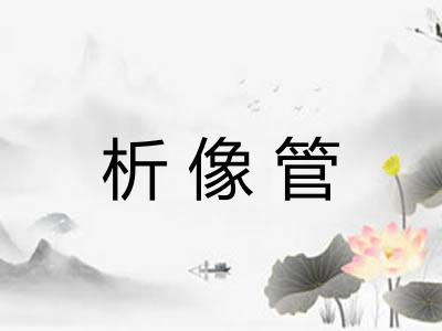 析像管