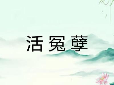 活冤孽 活冤孽