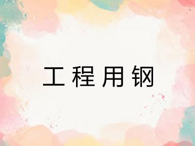 工程用钢 工程用钢