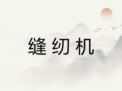 缝纫机 缝纫机