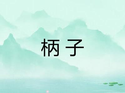 柄子