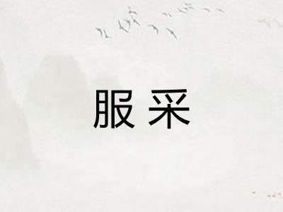 服采