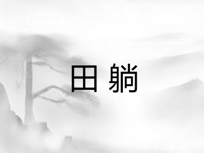 田躺