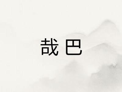 哉巴