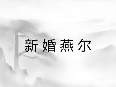 新婚燕尔
