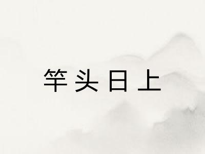 竿头日上