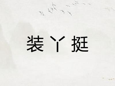装丫挺