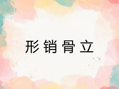 形销骨立