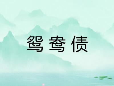 鸳鸯债