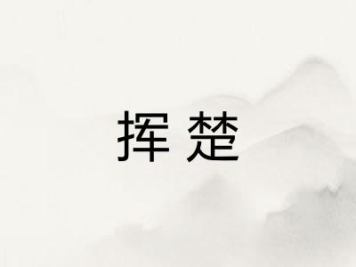 挥楚