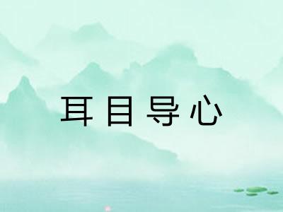 耳目导心