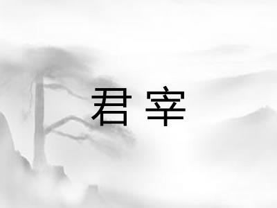 君宰
