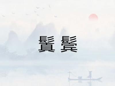 鬒鬓