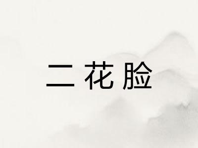 二花脸
