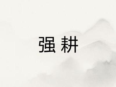 强耕