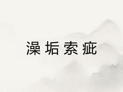 澡垢索疵