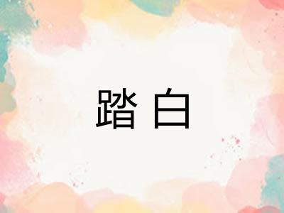 踏白 踏白