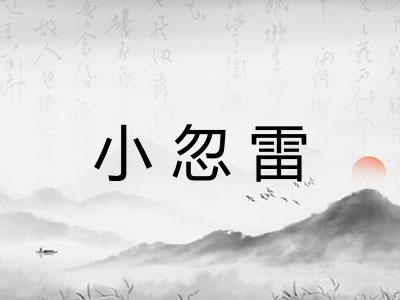 小忽雷