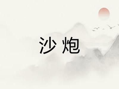 沙炮