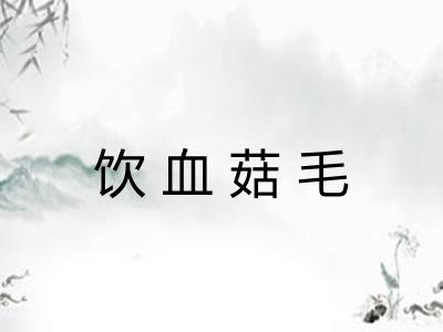 饮血菇毛