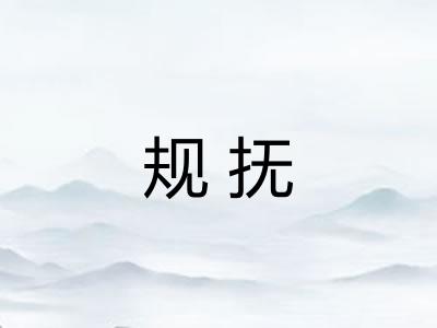 规抚