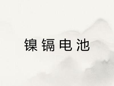 镍镉电池