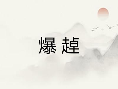 爆趠
