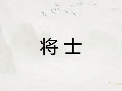 将士